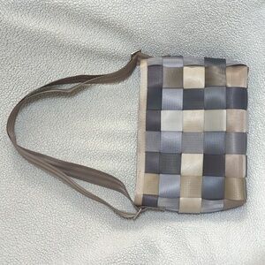 Vintage Harvey's large seat belt messenger bag